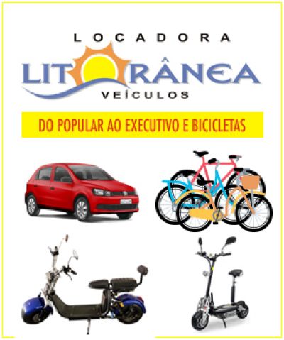 Locadora Litorânea &#8211; Do Popular ao Executivo &#8211; Aluguel de Carros e Bicicletas