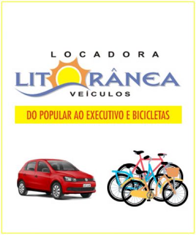 Locadora Litorânea &#8211; Do Popular ao Executivo &#8211; Aluguel de Carros e Bicicletas